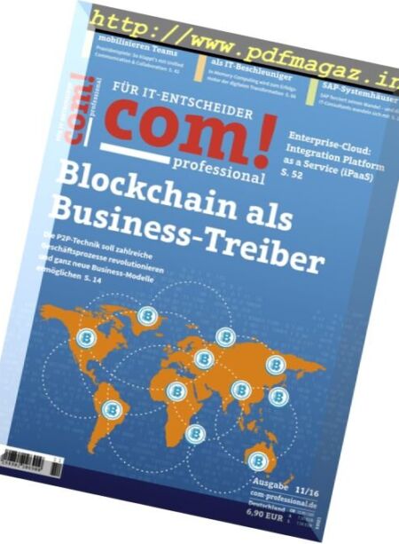 Com! Professional – November 2016 Cover
