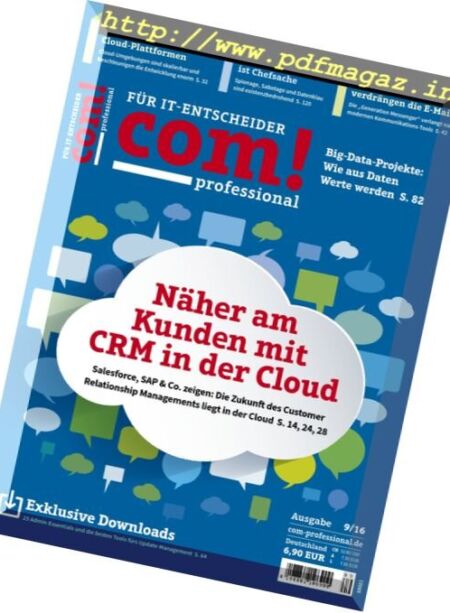 Com! Professional – September 2016 Cover