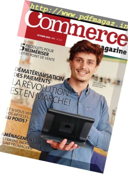 Commerce Magazine – Octobre 2016 Cover