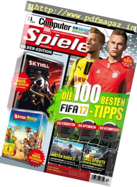 Computer Bild Spiele – November 2016 Cover