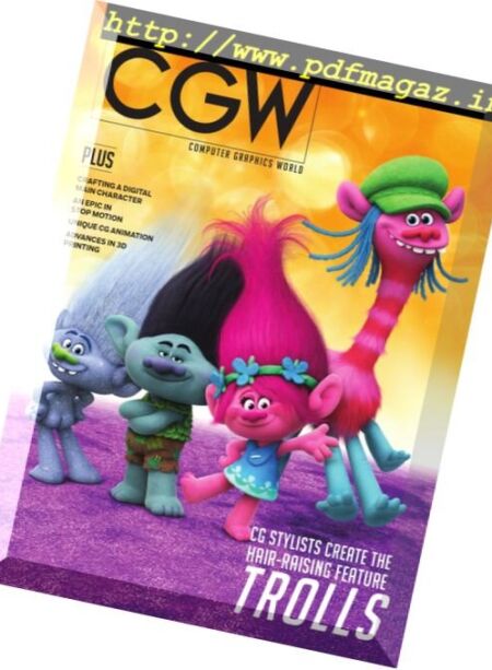 Computer Graphics World – September-October 2016 Cover