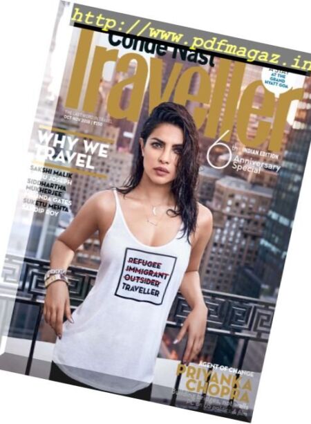 Conde Nast Traveller India – October-November 2016 Cover