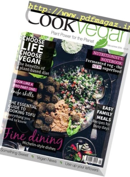 Cook Vegan – Issue 1, Early Summer 2016 Cover
