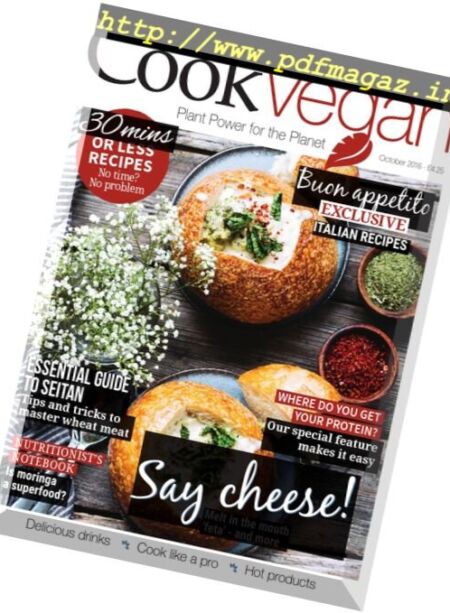 Cook Vegan – Issue 3, October 2016 Cover