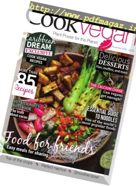 Cook Vegan – November 2016 Cover