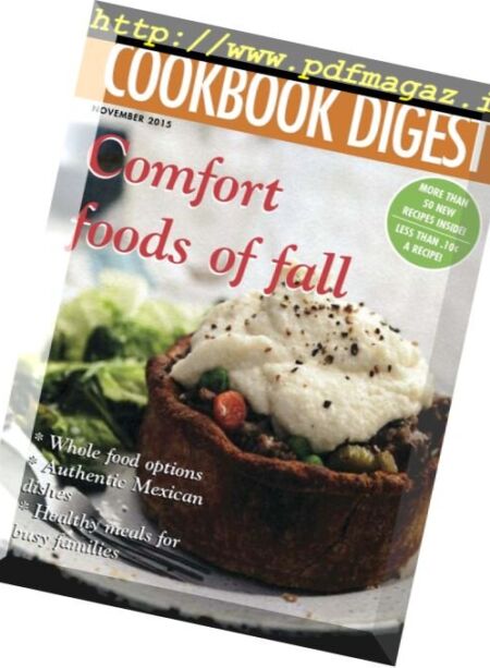 Cookbook Digest – Fall 2015 Cover