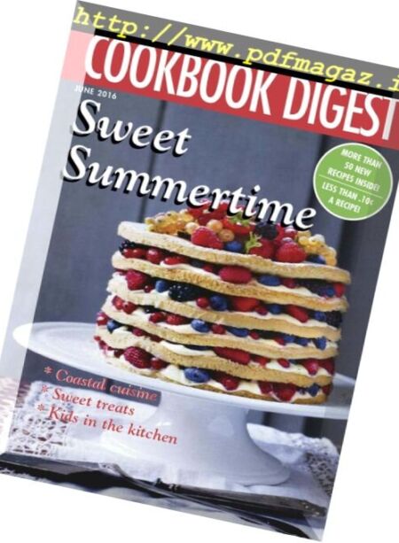 Cookbook Digest – June 2016 Cover