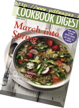 Cookbook Digest – March 2016