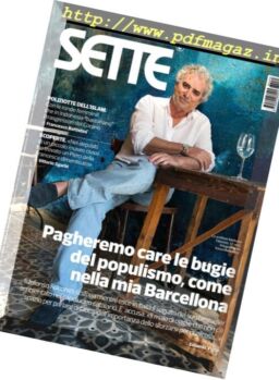 Corriere della Sera Sette – 7 Ottobre 2016