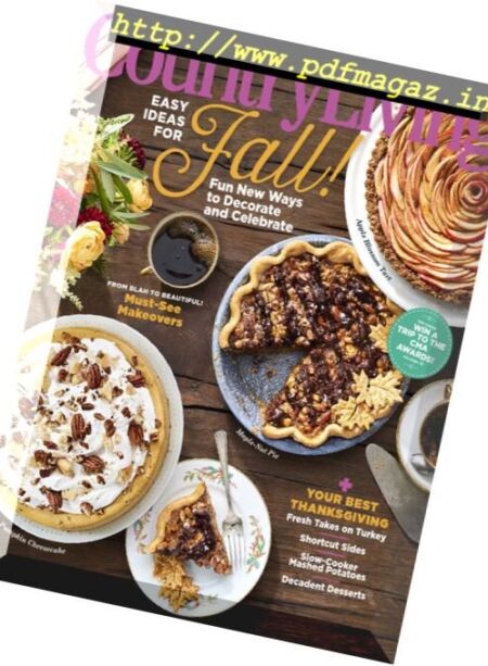Country Living USA – November 2016 Cover