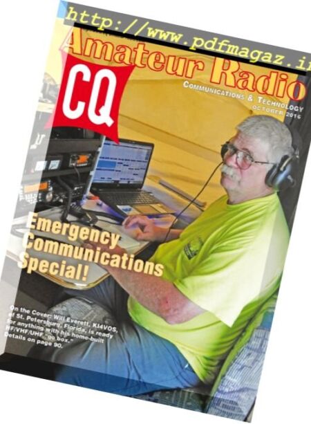 CQ Amateur Radio – October 2016 Cover