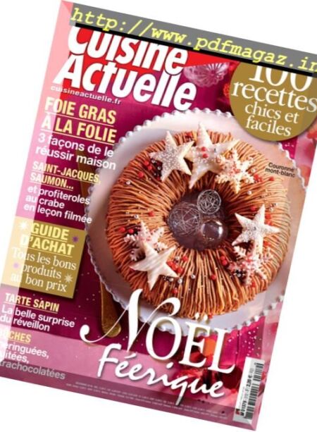 Cuisine Actuelle – Decembre 2016 Cover