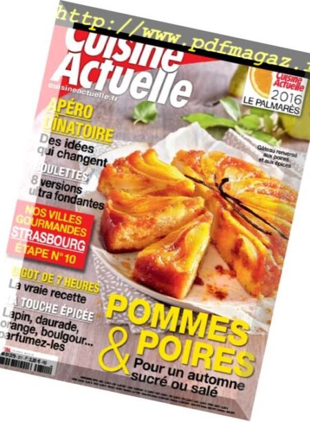 Cuisine Actuelle – Novembre 2016 Cover
