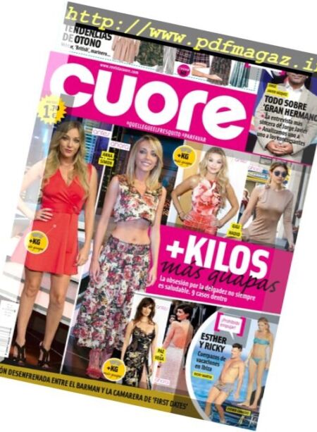 Cuore – 14 Septiembre 2016 Cover
