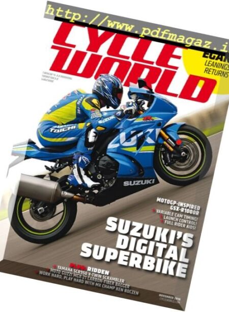 Cycle World – November 2016 Cover