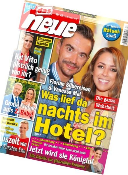 das neue – 22 Oktober 2016 Cover