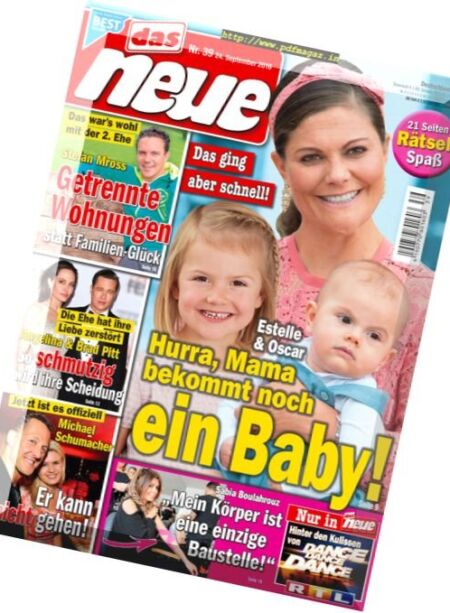 das neue – 24 September 2016 Cover