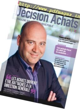 DEcision Achats – Octobre 2016