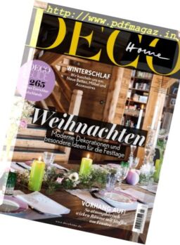 Deco Home – November-Dezember 2016