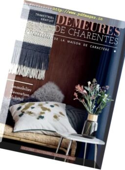 Demeures de Charentes – Octobre-Decembre 2016