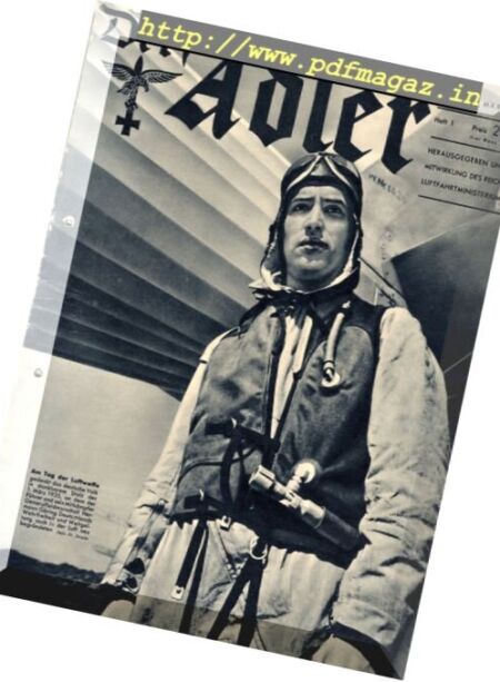 Der Adler – N 1,, 1 Marz 1939 Cover