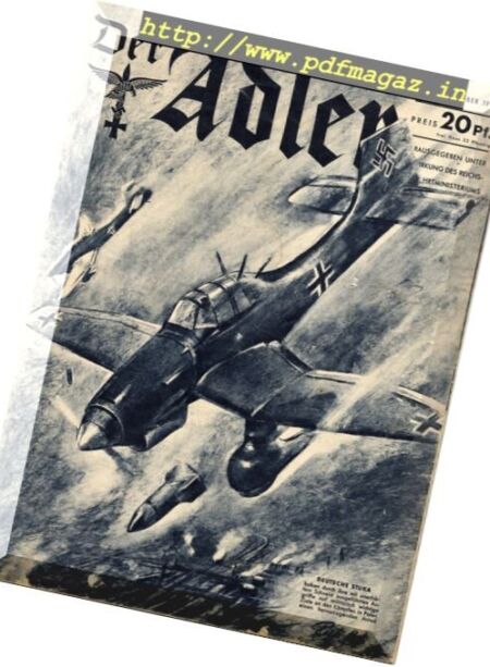 Der Adler – N 16, 19 September 1939 Cover