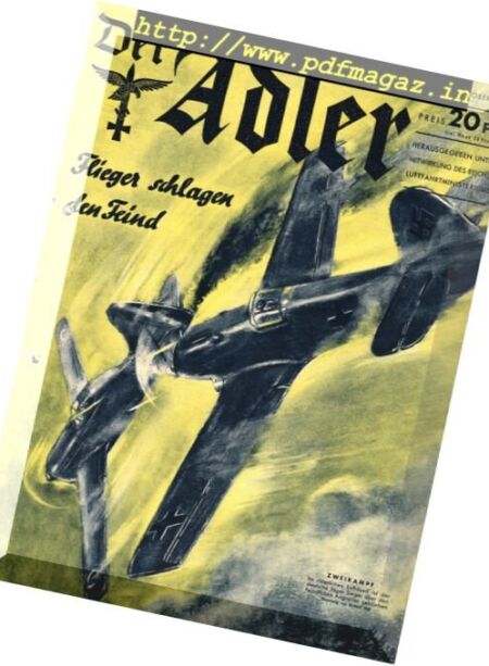 Der Adler – N 19, 31 Oktober 1939 Cover