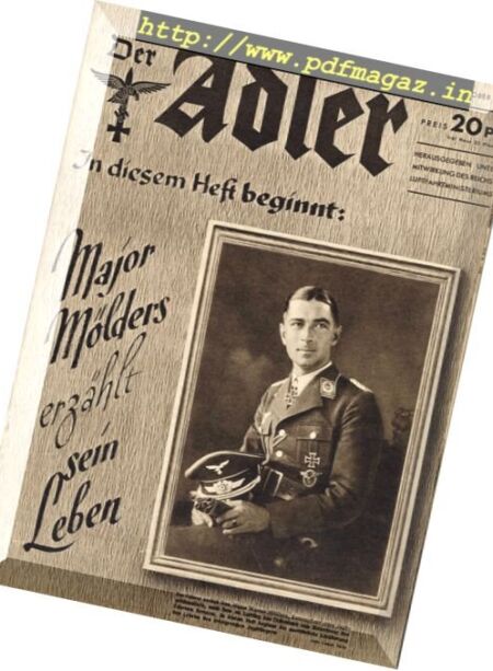 Der Adler – N 21, 15 Oktober 1940 Cover