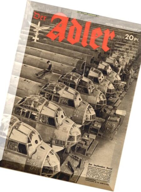Der Adler – N 23, 11 November 1941 Cover
