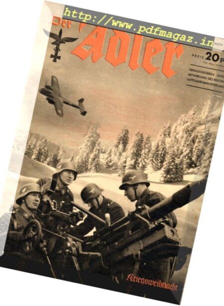 Der Adler – N 26, 24 Dezember 1940 Cover
