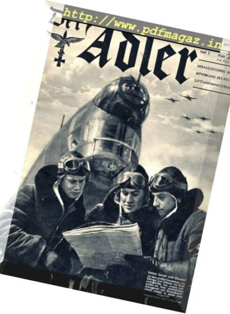 Der Adler – N 3, 28 Marz 1939 Cover