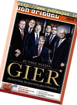 Der Spiegel – 22 Oktober 2016