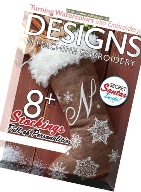 Designs in Machine Embroidery – November-December 2016 Cover