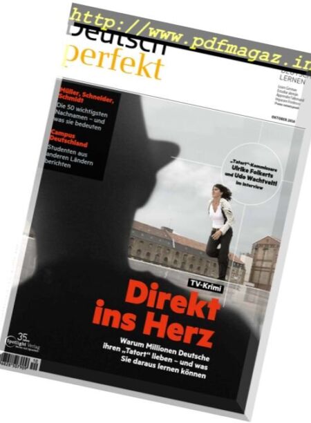 Deutsch Perfekt – Oktober 2016 Cover