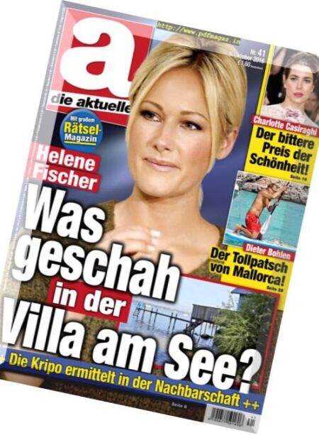 Die Aktuelle – 8 Oktober 2016 Cover