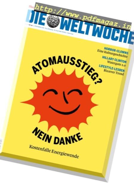 Die Weltwoche – 3 November 2016 Cover
