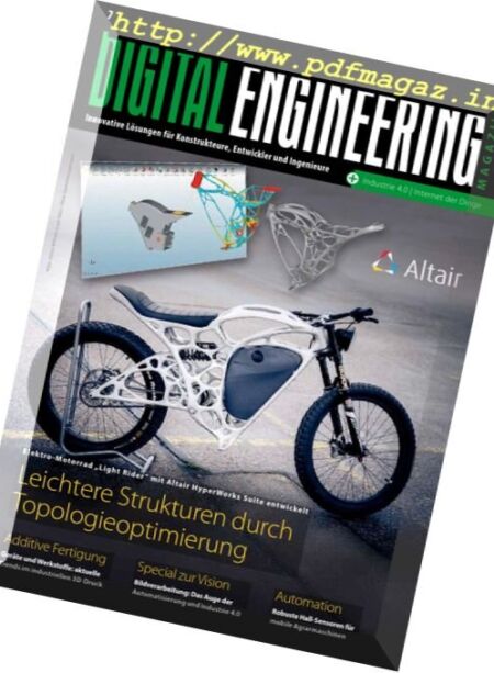 Digital Engineering – Oktober-November 2016 Cover