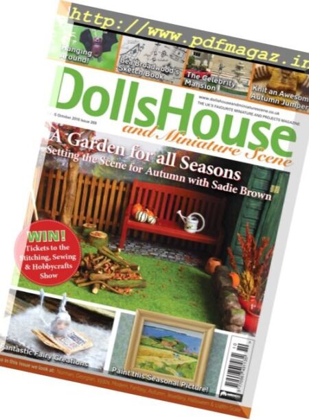 Dolls House and Miniature Scene – October 2016 Cover
