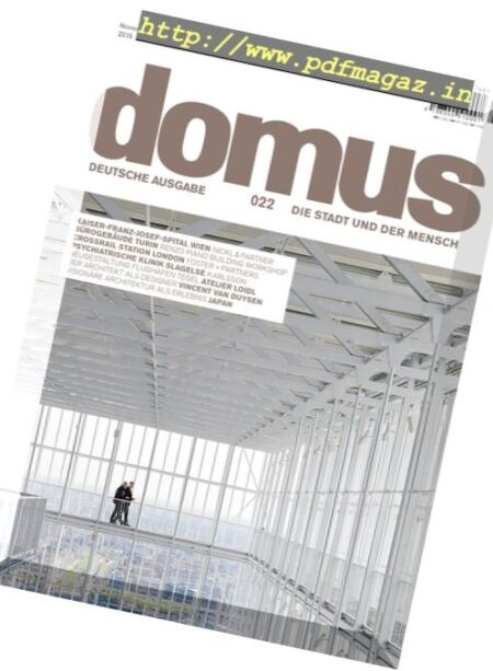 Domus Germany – November-Dezember 2016 Cover