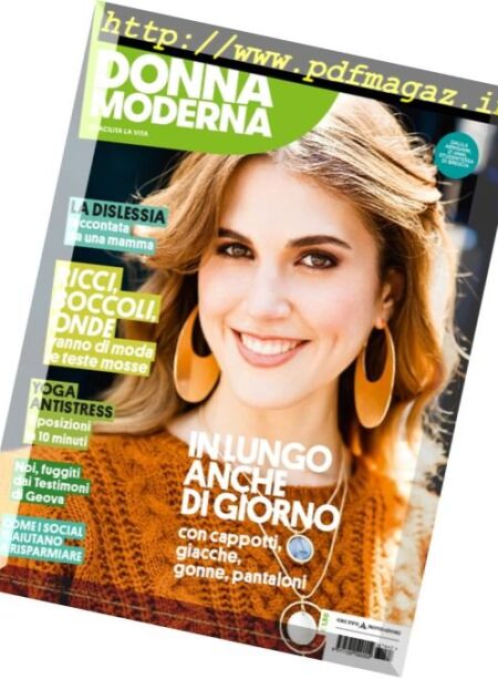 Donna Moderna – 11 Ottobre 2016 Cover