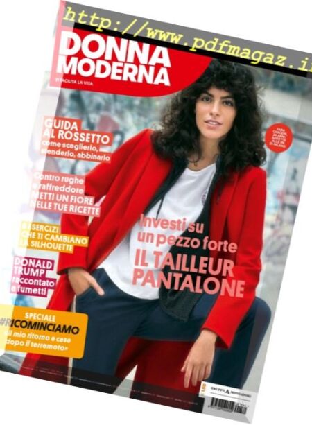 Donna Moderna – 25 Ottobre 2016 Cover