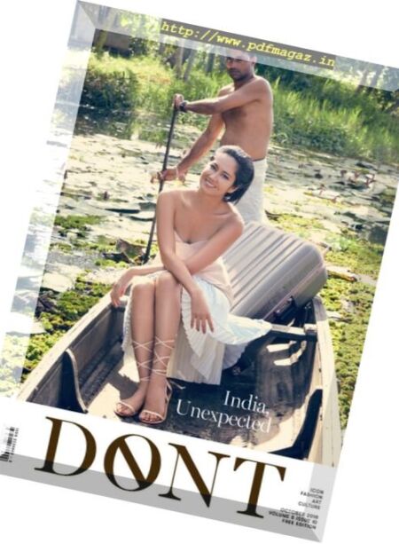 Dont Magazine – October 2016 Cover