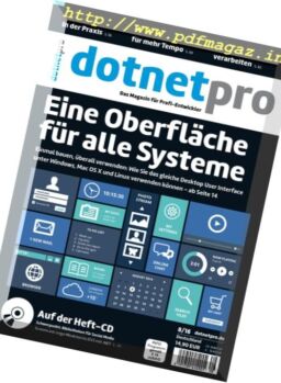 dotnetpro Germany – August 2016