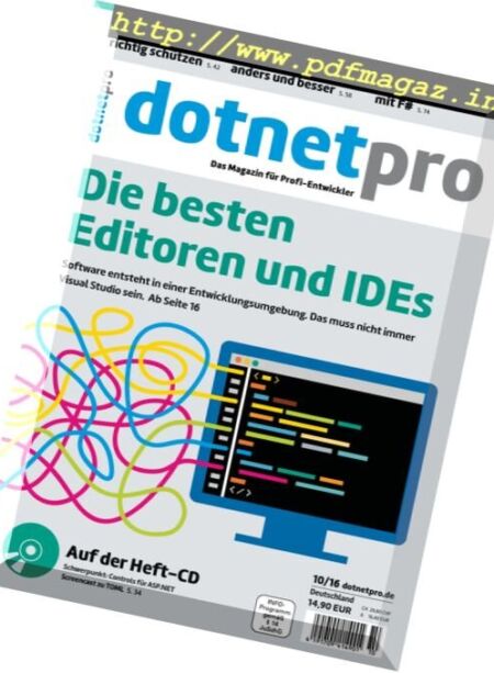 dotnetpro Germany – Oktober 2016 Cover
