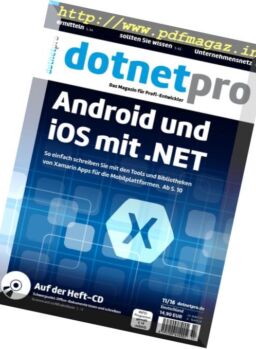 Dotnetpro – November 2016
