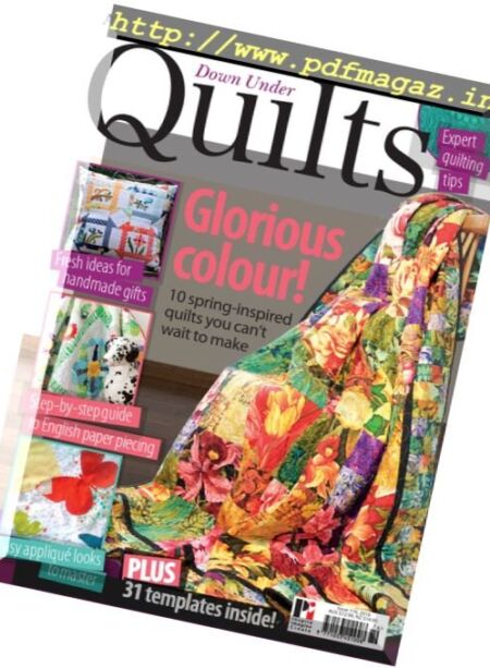 Down Under Quilts – Issue 176, 2016 Cover