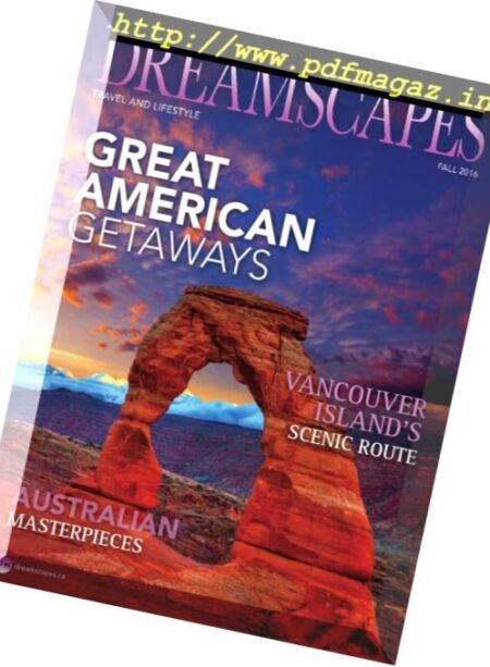 Dreamscapes Travel & Lifestyle – Fall 2016 Cover