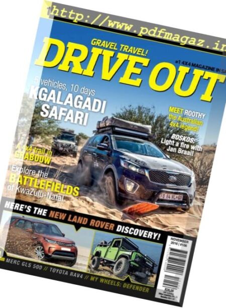 Drive Out – November 2016 Cover