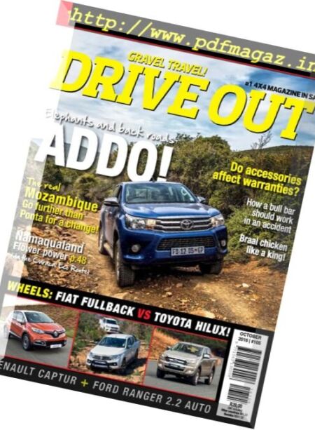 Drive Out – October 2016 Cover