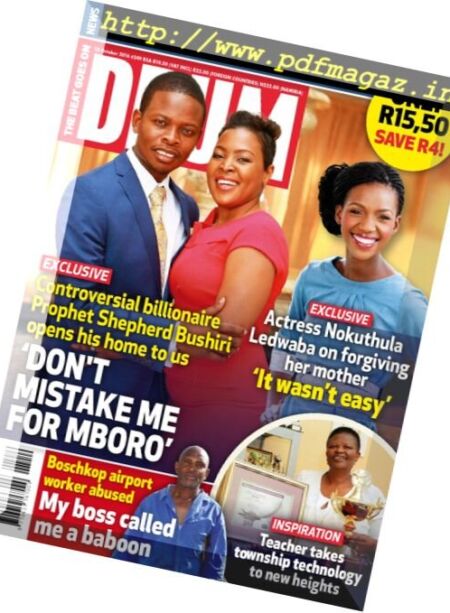 Drum – 13 October 2016 Cover